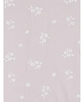Gerber Toddler Girls 4-Pack Snug Fit Footed Cotton Pajamas, Roses & Fox, 5T