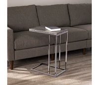 Expandable Rectangular End Table for Living Room or Office Use