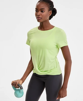 Id Ideology Women's Twist-Front Performance T-Shirt