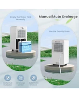 32 Pints Dehumidifier with Sleep Mode and 24H Timer for Home Basement