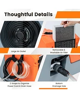 180 Pints/Day Commercial Dehumidifier with Pump and Drain Hose