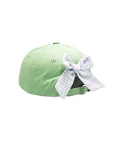 Bits & Bows Girls Camp Bow Baseball Hat