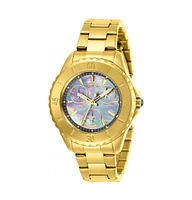 Invicta Women's Angel Quartz 3 Hand Gunmetal Dial Watch