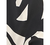 Invitee Juniors' Print Notch-Collar Halter Dress