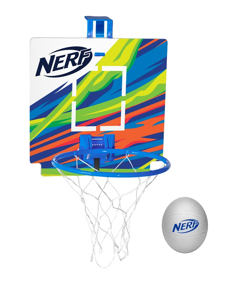 Franklin Sports Nerf Mini Over the Door Basketball Hoop Set