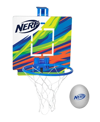 Franklin Sports Nerf Mini Over the Door Basketball Hoop Set