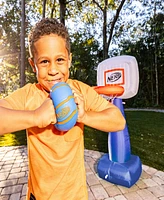 Franklin Sports Nerf AirHoop Kids Inflatable Basketball Hoop Set