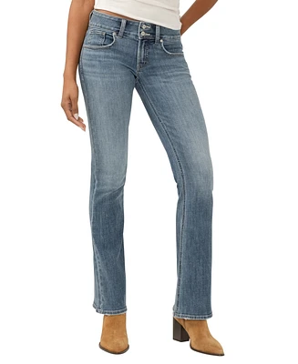 Silver Jeans Co. Women's Britt Low Rise Curvy Fit Bootcut