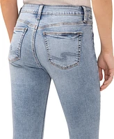 Silver Jeans Co. Women's Suki Mid Rise Curvy Fit Skinny
