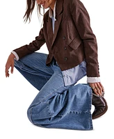 Free People Women's Westward Demi High-Rise Jeans
