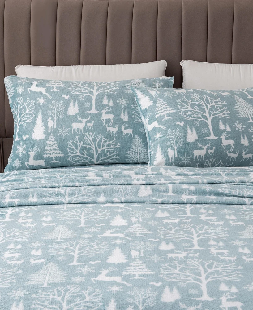 Linery & Co. Ultra Soft Cozy Velvet Plush Fleece Sheet Set
