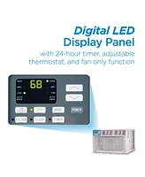 Black+Decker Window Air Conditioner 12,000 Btu, Ac Window Unit Cools Up to 450 Square Feet, Window Ac Unit with Remote Control, 3 Cooling Speeds and F