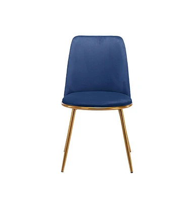 Modern Velvet Dining Arm Chair with Metal Structure for Home or Office Use