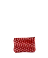 Pre-Owned Goyard Pm Senat Zip Pouch Coated Canvas