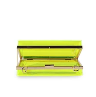 Women's Illumine Transparent Green Mini Bag