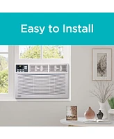 Black+Decker Window Air Conditioner 8,000 Btu, Ac Window Unit Cools Up to 350 Square Feet, Window Ac Unit with Remote Control, 3 Cooling Speeds and Fa