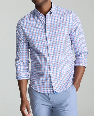 UNTUCKit Men's Regular Fit Wrinkle-Free Performance Darrow Button Up Shirt