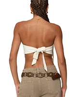 Edikted Women's Stud & Tassel Handkerchief Top