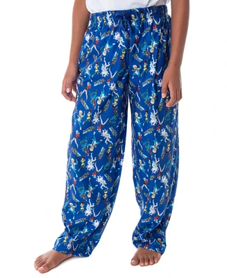 Beyblade Boys Burst Rise Spinner Tops All-Over Print Character Pajama Lounge Pants