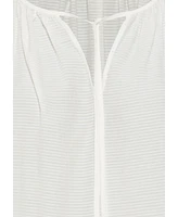 Olsen Women's Tie Neck Tunic Blouse