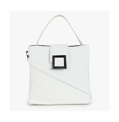 Women's Pure Perfection White Bucket Bag