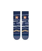 Stance Men's and Women's Houston Astros Squeeze Tri-Blend Knit Crew Socks
