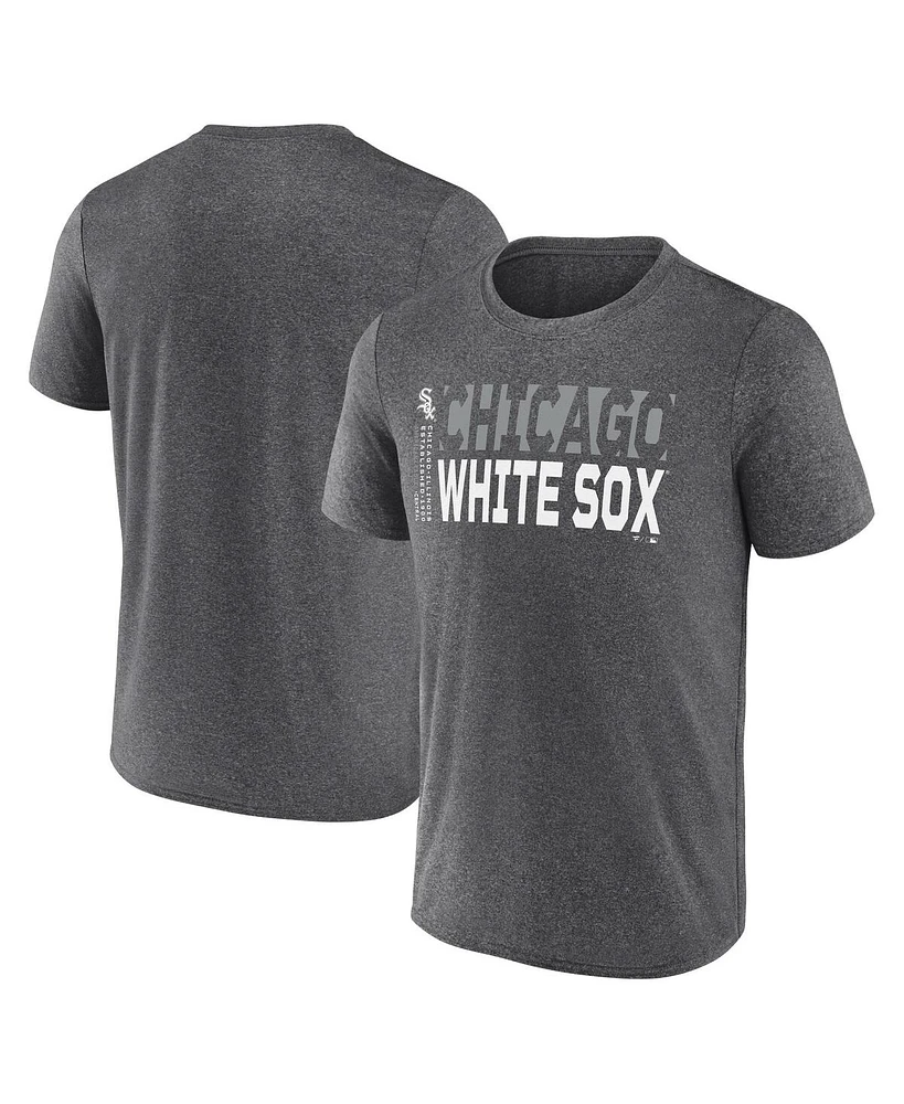 Fanatics Men's Heather Charcoal Chicago White Sox Fundamentals Shoot for the Sky T-Shirt
