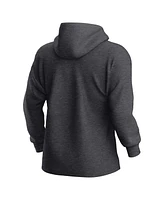 Fanatics Men's Heather Charcoal Los Angeles Dodgers Fleece Pullover Hoodie
