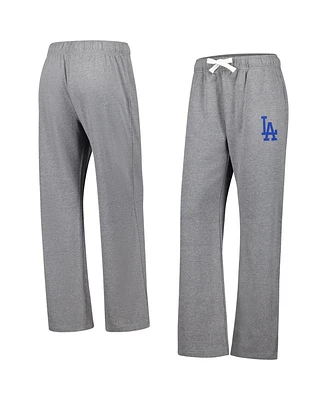Fanatics Women's Heather Gray Los Angeles Dodgers Fleece Joggers
