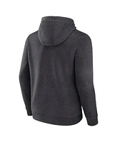 Fanatics Men's Heather Charcoal Dallas Stars Secondary Logo Pullover Hoodie