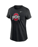 Nike Women's Black Ohio State Buckeyes Primetime Evergreen Logo T-Shirt