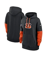 Nike Women's Black Cincinnati Bengals 2024 Sideline Essential Fleece Pullover Hoodie
