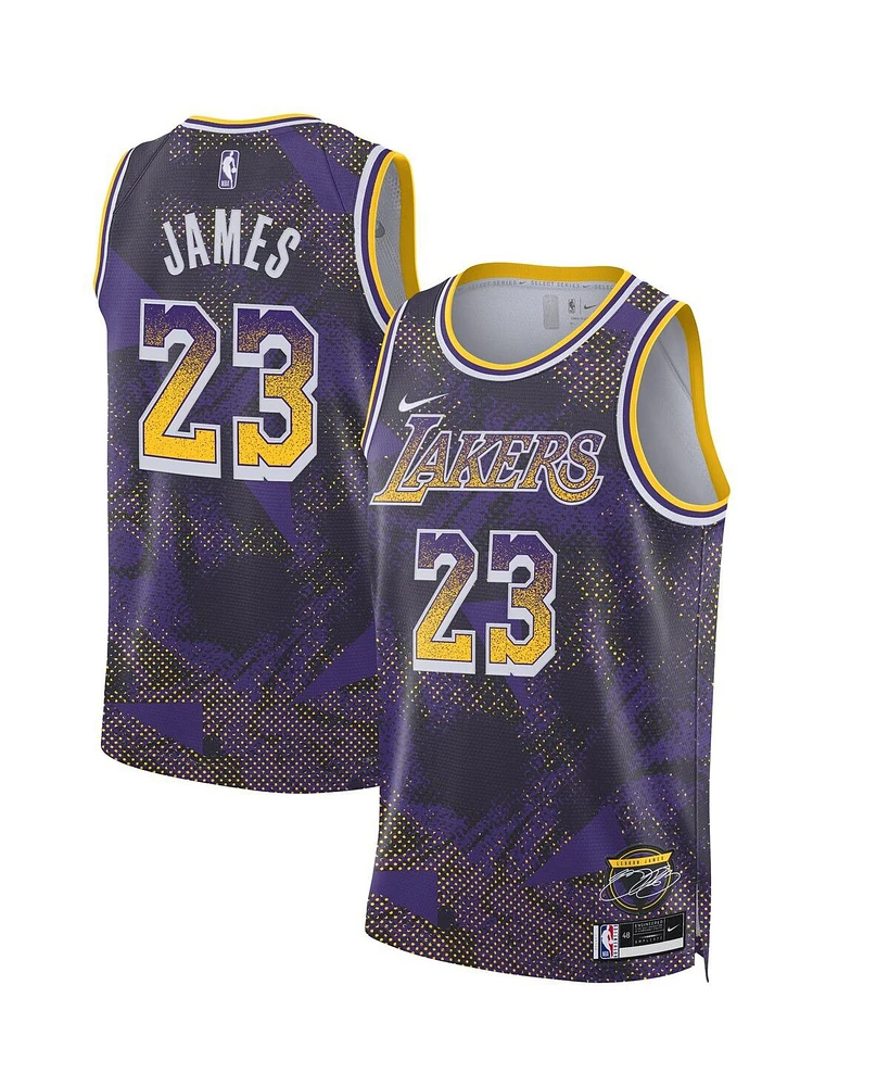 Nike Men's and Women's LeBron James Purple Los Angeles Lakers 2025 Select Series Swingman Player Jersey