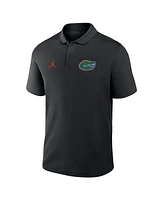 Jordan Men's Black Florida Gators Primetime Victory Primary Logo Performance Polo Shirt