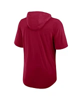 Nike Men's Burgundy Washington Commanders Lockup Tri-Blend Hoodie T-Shirt