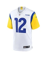 Nike Men's Puka Nacua White Los Angeles Rams Game Player Jersey