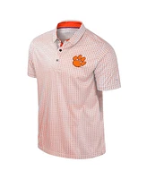 Colosseum Men's Orange Clemson Tigers Big Tall Marty Rival Polo Shirt