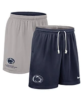 Nike Men's Navy/Gray Penn State Nittany Lions 2025 Sideline Reversible Performance Shorts