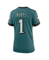 Nike Women's Jalen Hurts Midnight Green Philadelphia Eagles Super Bowl Lix Game Player Jersey
