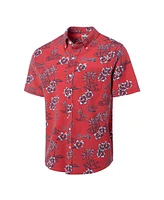 Reyn Spooner Men's Red Atlanta Braves Kekai Button-Down Shirt