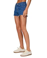 Edikted Women's Birdy Low Rise Denim Shorts
