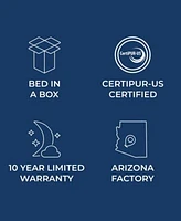 Brooklyn Bedding Select Gel Memory Foam Hybrid Cushion Firm Tight Top Mattress Collection