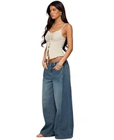 Edikted Women's Landon Drawstring Split Front Top