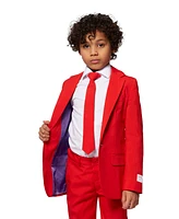 OppoSuits Toddler and Little Boys 3-Piece Devil Solid Suit Set