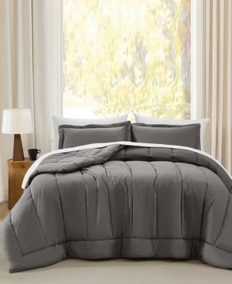 Brooklyn Loom Oversized Cotton Percale Comforter Sets