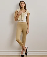 Lauren Ralph Twill Cropped Skinny Pant