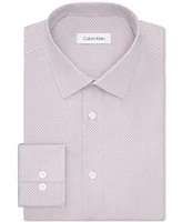 Calvin Klein Refined Cotton Stretch Men's Slim Fit Dress Shirt