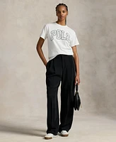 Polo Ralph Lauren Women's Logo Cotton Jersey Crewneck Tee