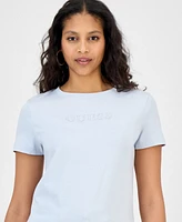Guess Women's Briana-Short Sleeve Logo T-Shirt