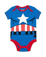 Avengers Baby Boys 5 Pack Bodysuits